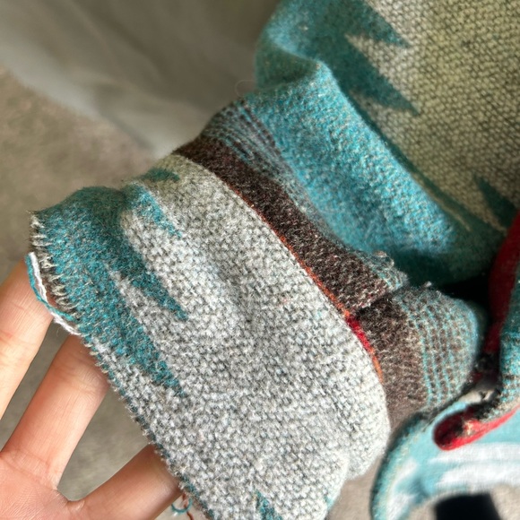 Colorful Patterned Jean Jacket - Picture 3 of 3